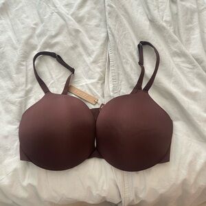 Skims Ultimate collection push-up plunge bra cocoa